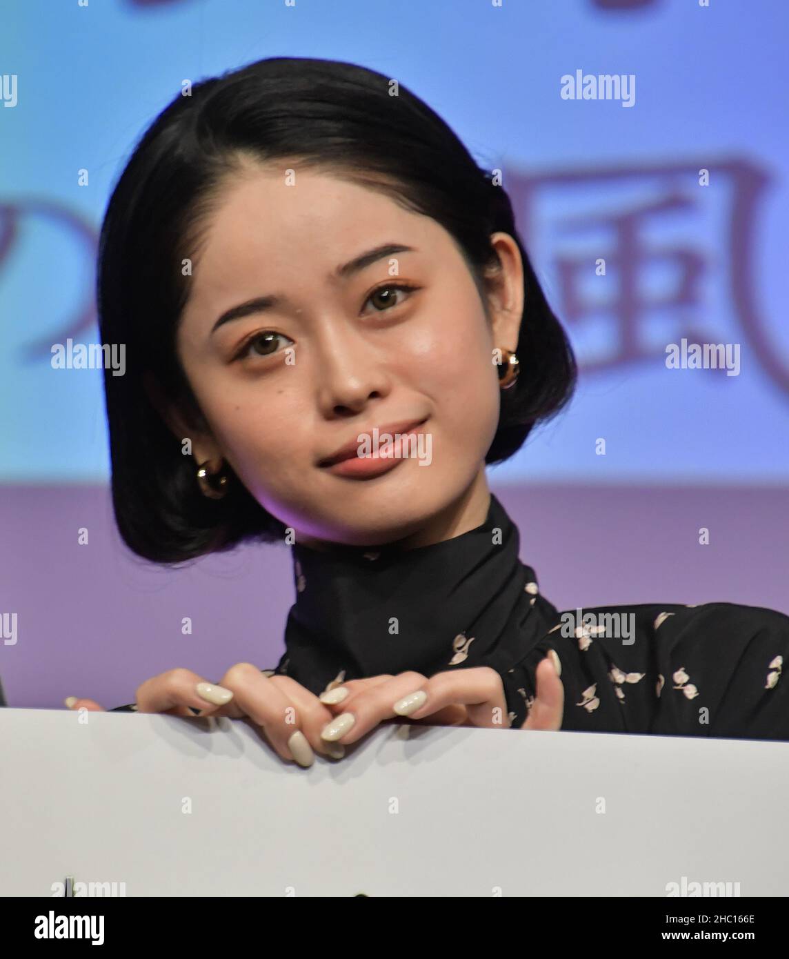 Japanese adult video actor MINAMO attends a stage greeting for TV drama  Momoiro Tanbou in Tokyo, Japan on December 18, 2021 Stock Photo - Alamy