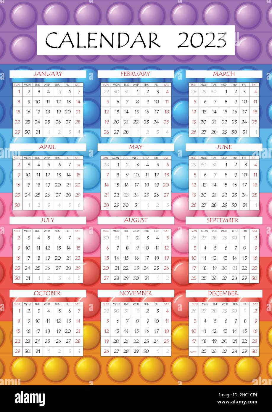 Cunca Calendrier 2023 For The Annual Holiday High Resolution Stock Photography And Images - Page  12 - Alamy
