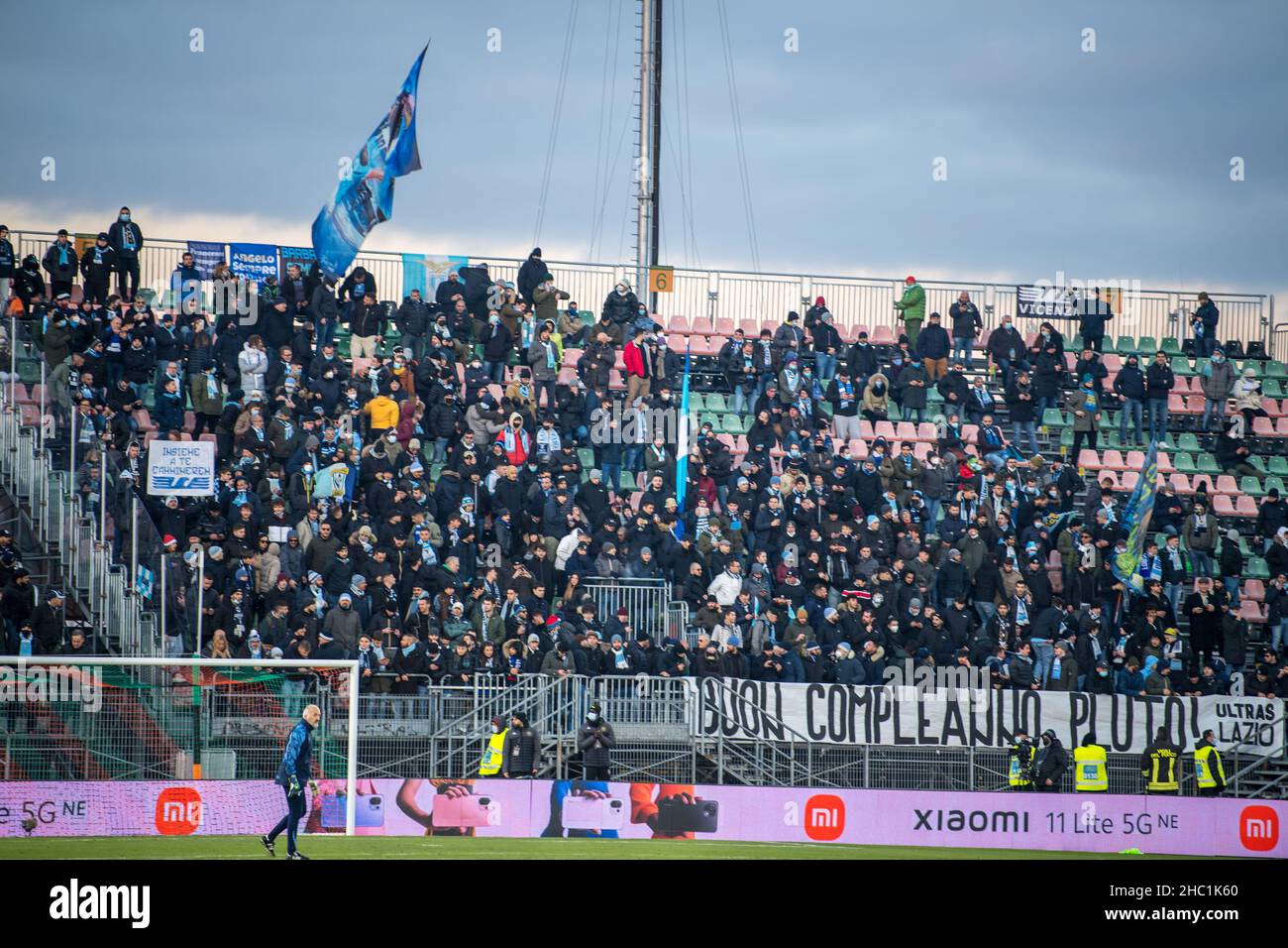 Pier Luigi Penzo Stadium Venice Italy December 22 21 Ss Lazio Supporters During Venezia Fc Vs Ss Lazio Italian Soccer Serie A Match Stock Photo Alamy