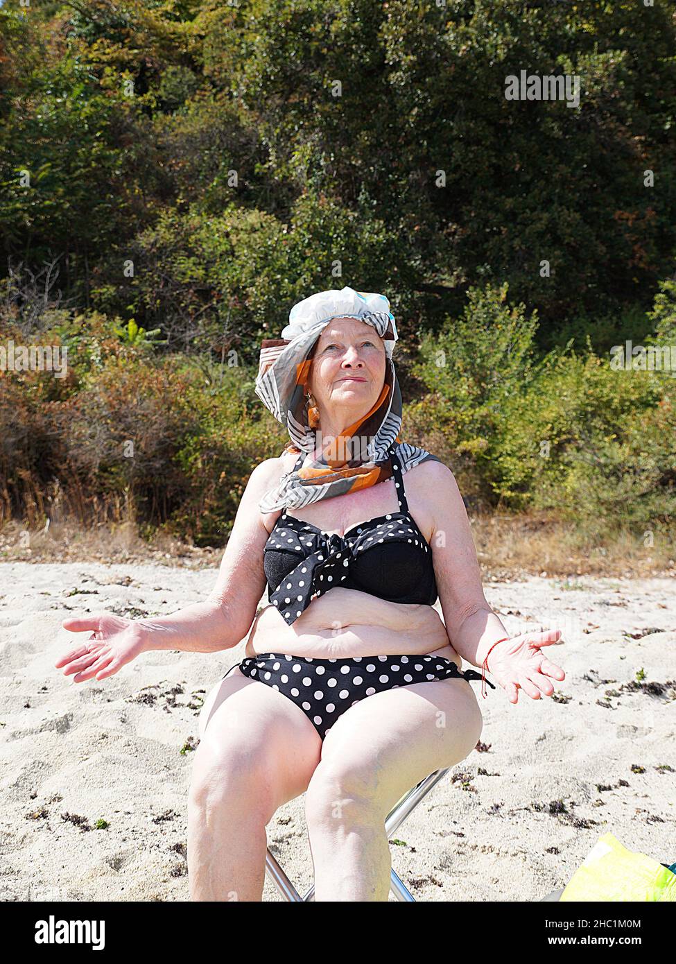 Grandma in swimsuit hi-res stock photography and images - Alamy
