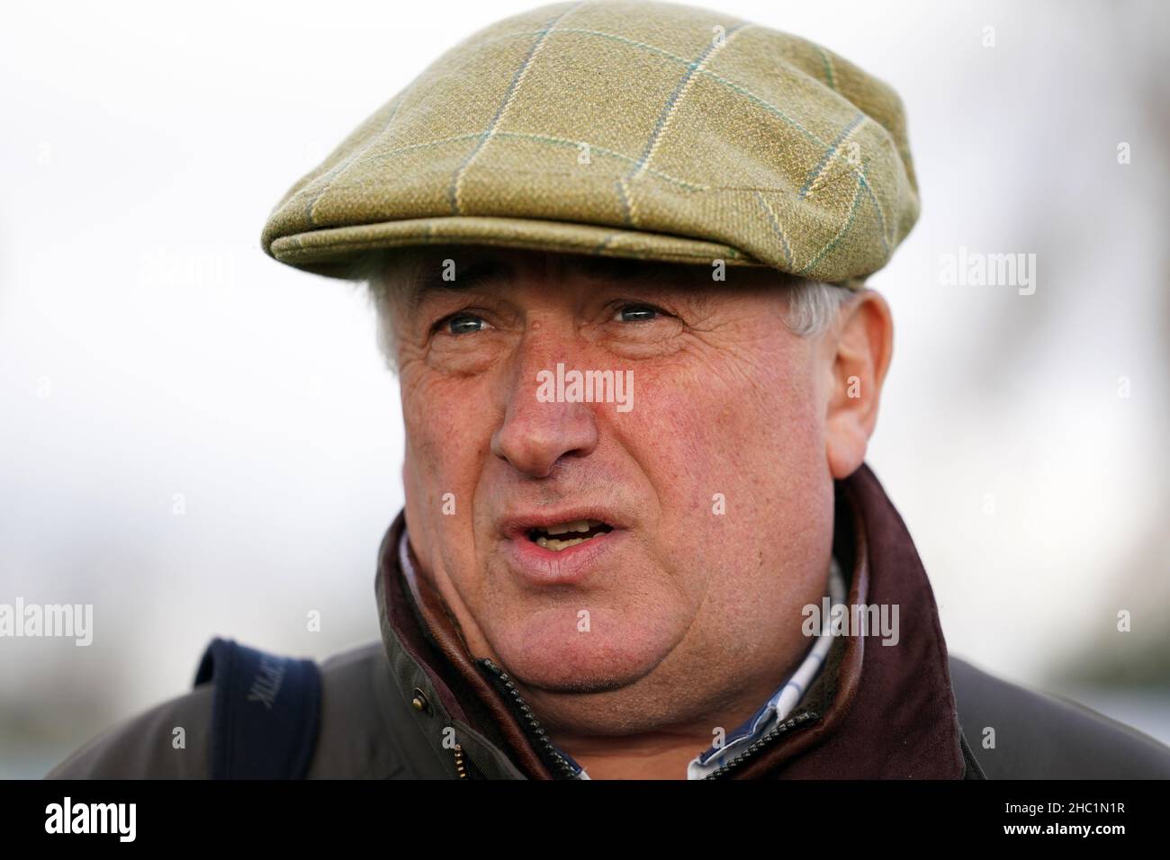 File photo dated 09-11-2021 of Trainer Paul Nicholls. Past winners Clan Des Obeaux and Frodon spearhead Paul Nicholls' bid for a 13th success in the Ladbrokes King George VI Chase after nine horses were declared for the Kempton showpiece on Boxing Day. Issue date: Thursday December 23, 2021. Stock Photo