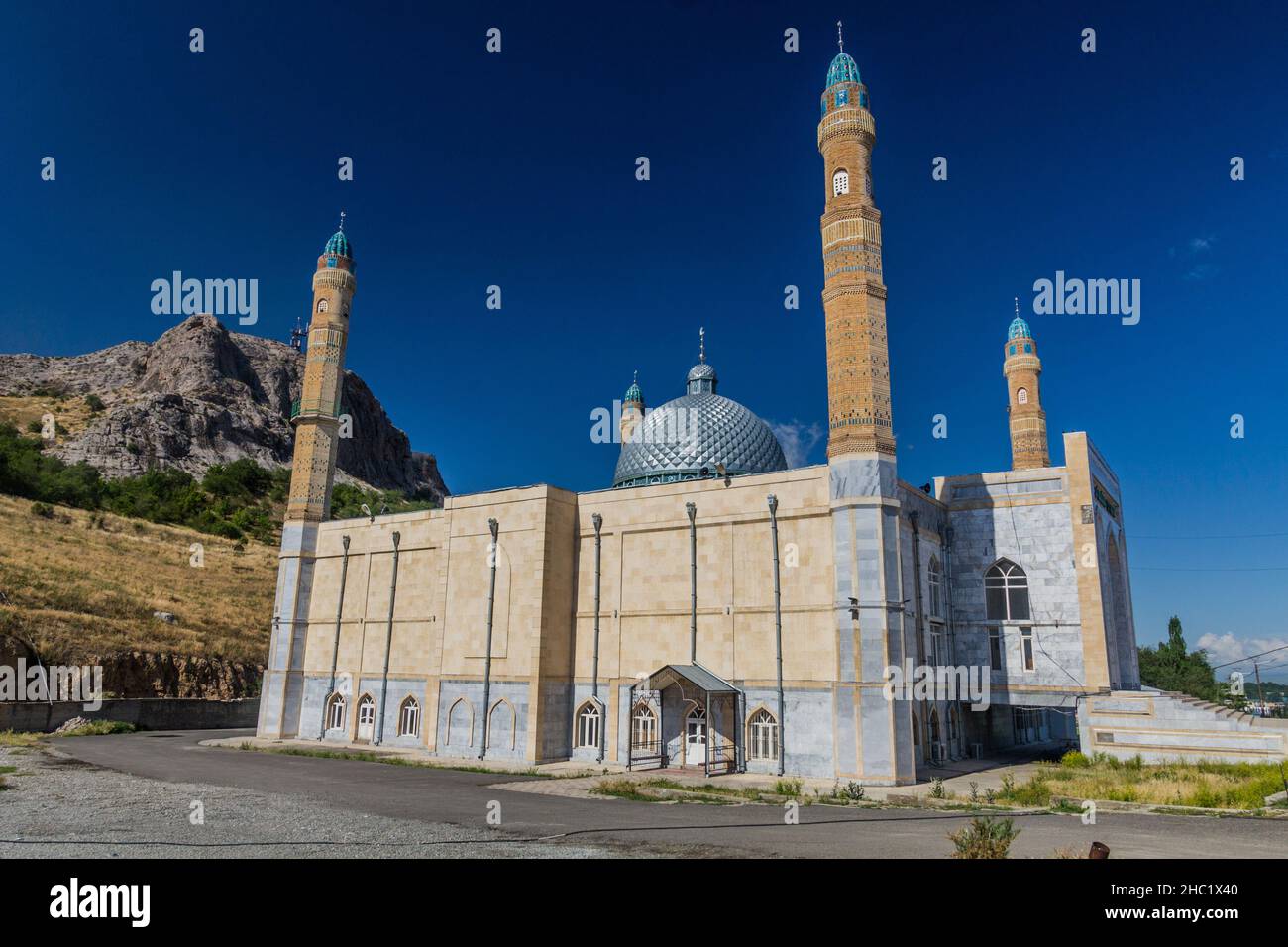 Sulaiman-Too Mosque in Osh, Kyrgyzstan Stock Photo