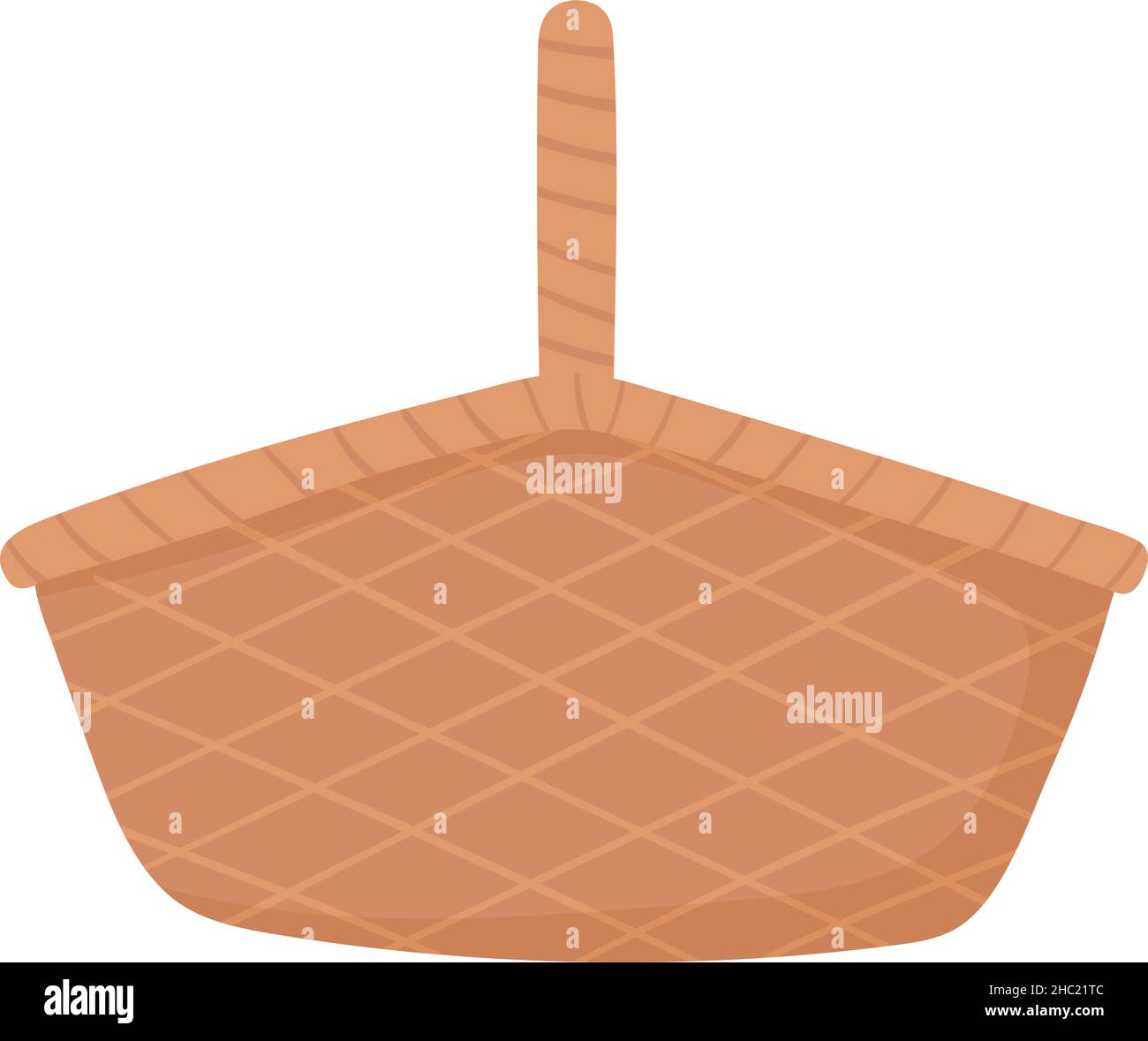 wicker basket icon Stock Vector Image & Art - Alamy