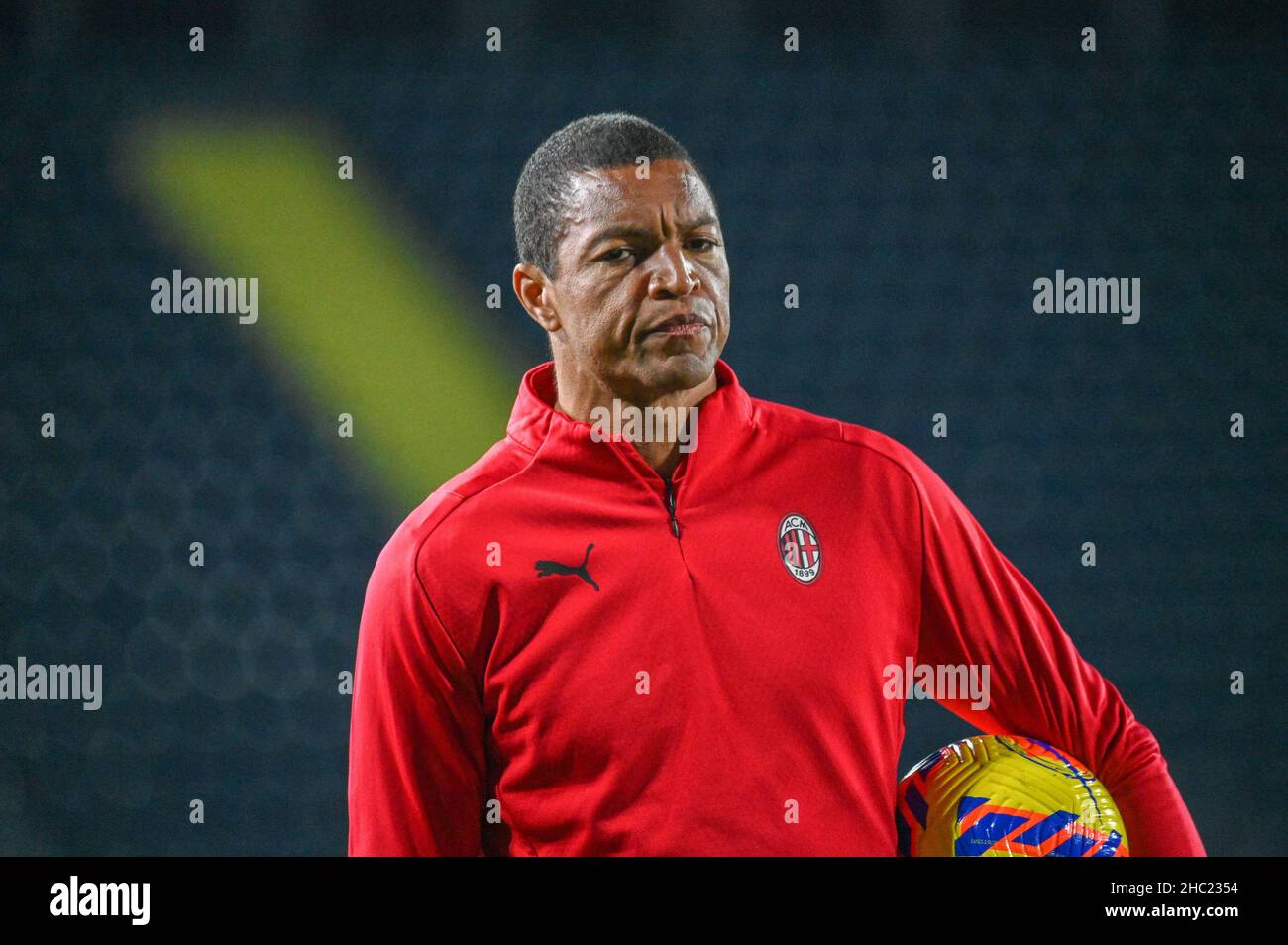 Empoli, Italy. 22nd Dec, 2021. Nelson de Jesus Silva alias Dida (Milan) goalkeeper trainer during Empoli FC vs AC Milan, italian soccer Serie A match in Empoli, Italy, December 22 2021 Credit: Independent Photo Agency/Alamy Live News Stock Photo