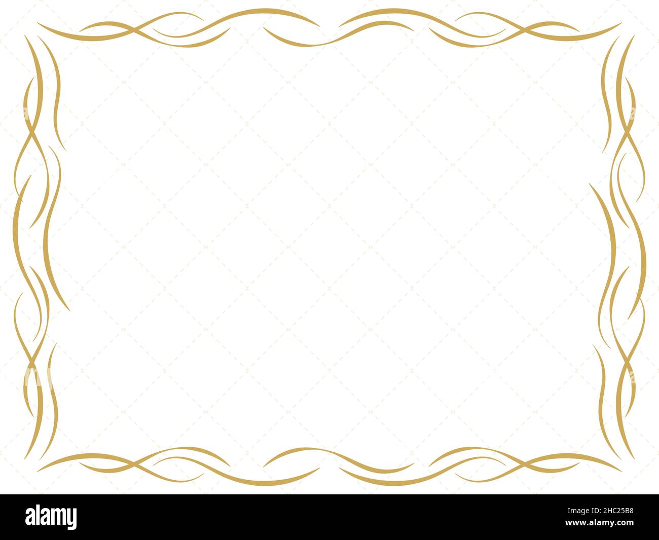 Art Nouveau frame. Vintage linear border with curlicues. Art deco design a  template for invitations, leaflets and greeting cards. The style of the 192  Stock Vector Image \u0026 Art - Alamy, image size:1300x1065