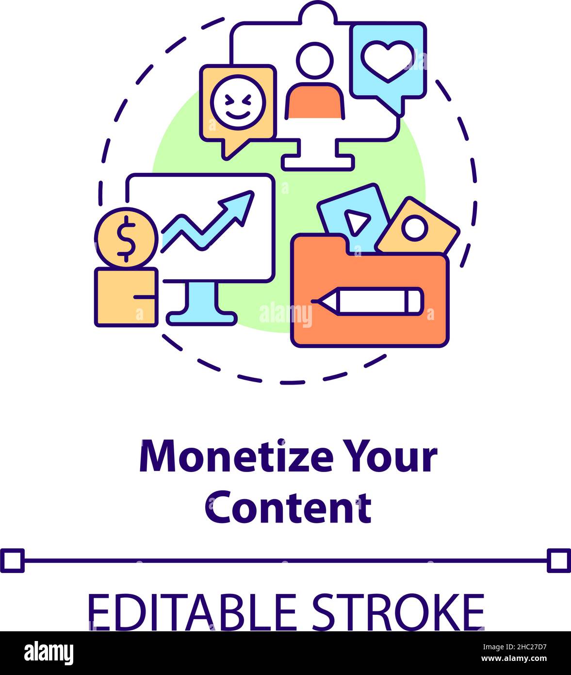 Monetize Stock Vector Images - Alamy