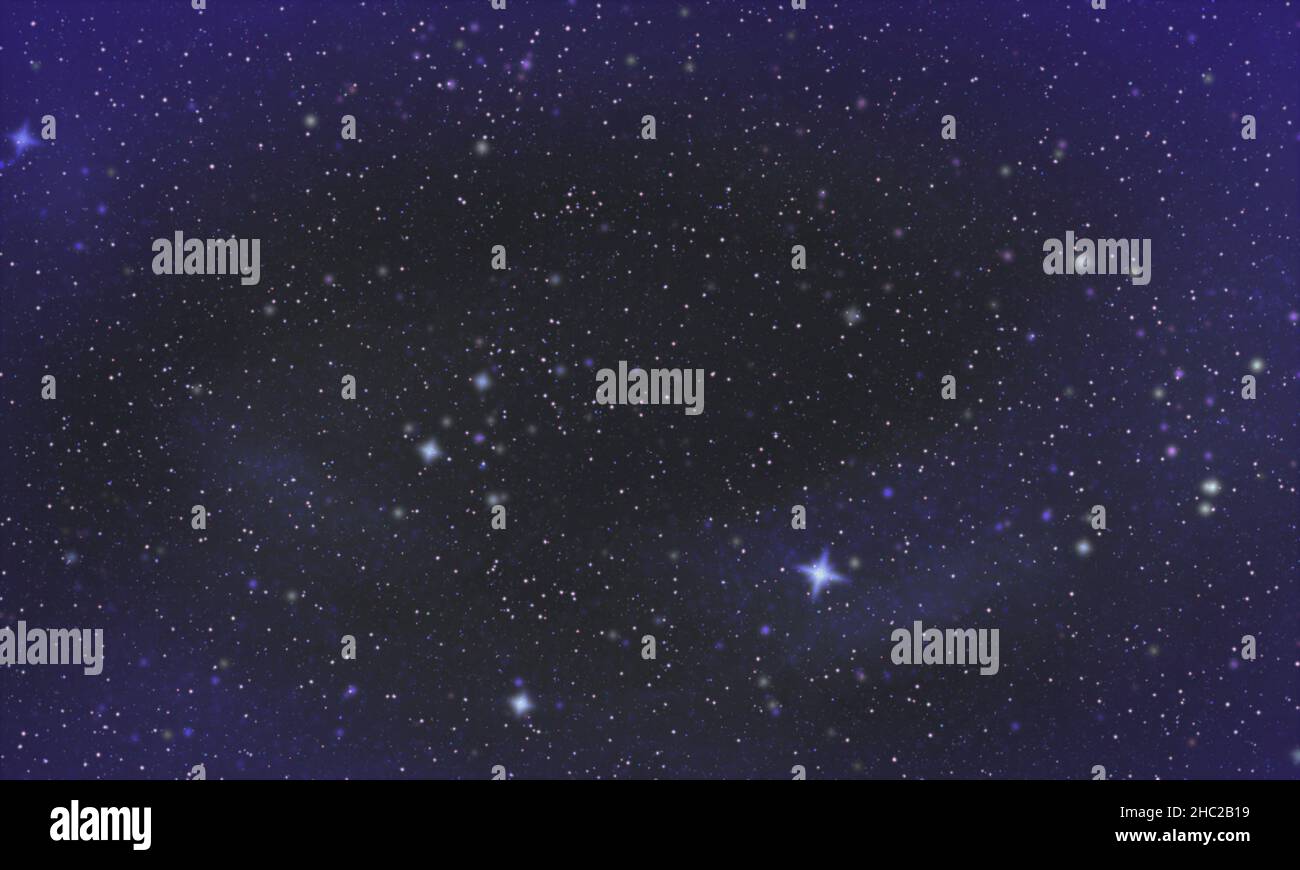 Stellar space background illustration. Stock Photo