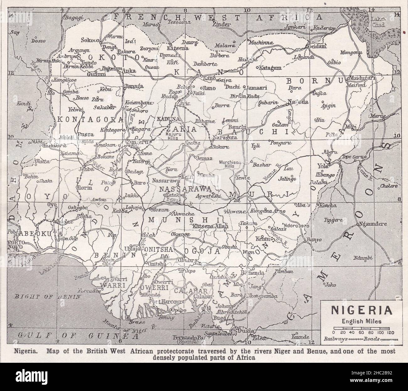 Vintage Map Of Nigeria 1930s Stock Photo Alamy vintage-map-of-nigeria-1930s-stock-photo-alamy