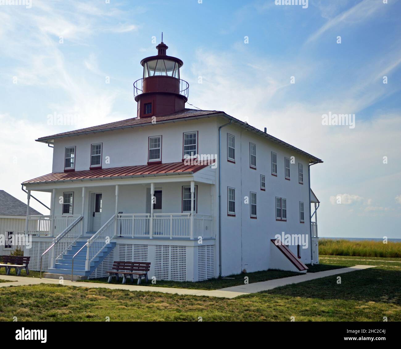 Point Lookout Lighthouse Stock Photo Alamy