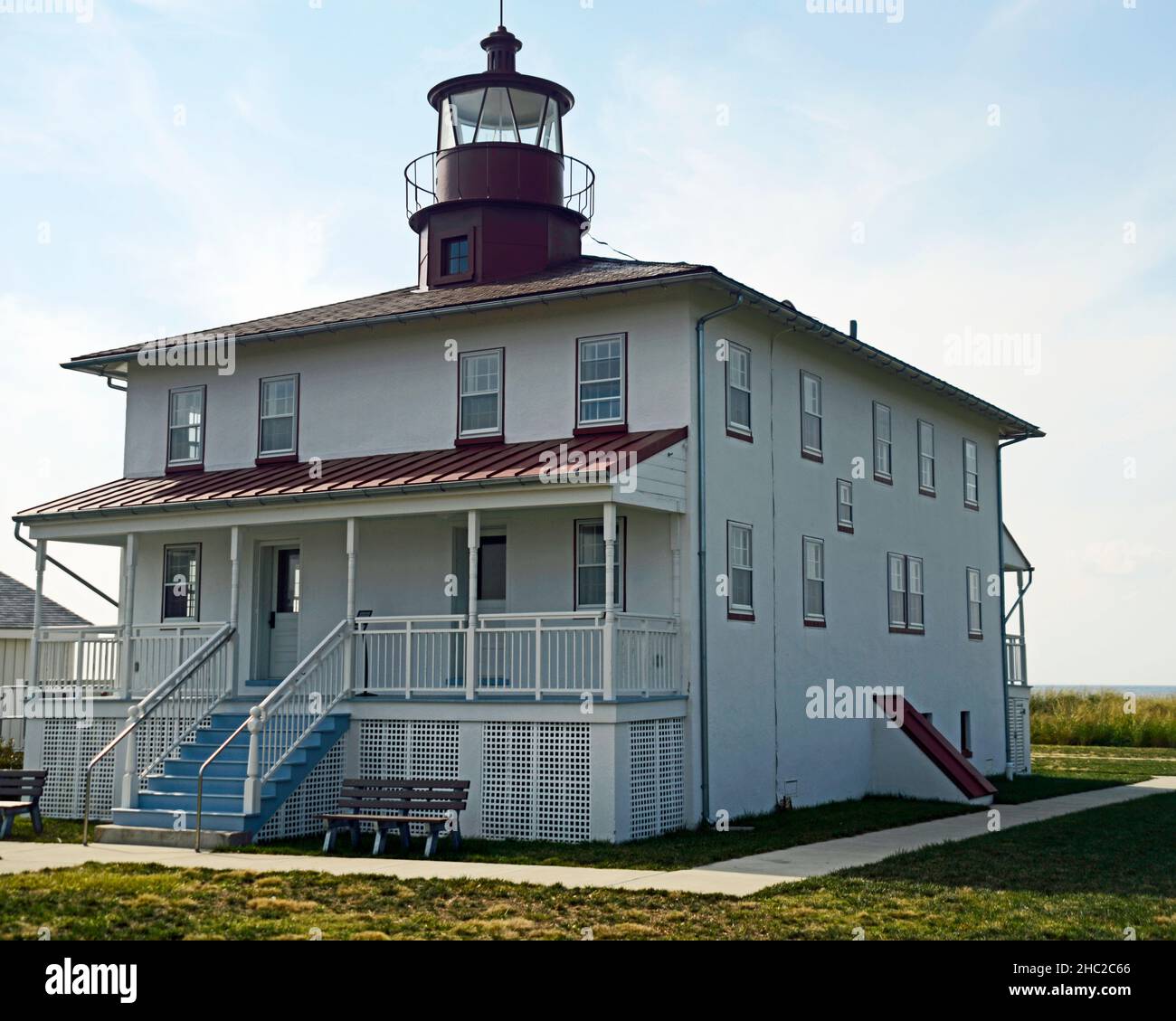 Point Lookout Lighthouse Stock Photo Alamy