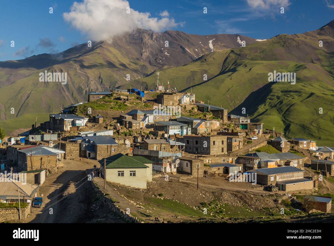 Khinalig village hi-res stock photography and images - Alamy