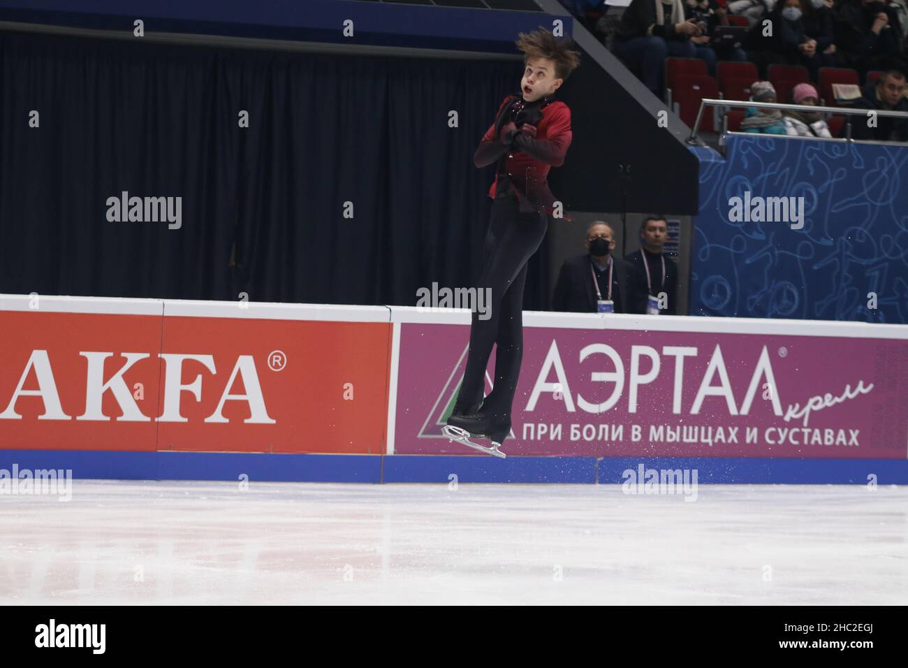 Egor Ruzhinsky Egor Rukhin of Russia competes in the Men's Short Program on day one ...