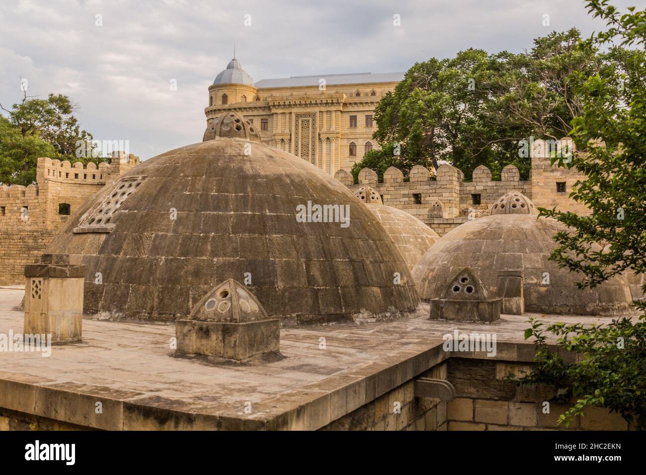 Ancient bath house in Baku, Azerbaijan Stock Photo Alamy