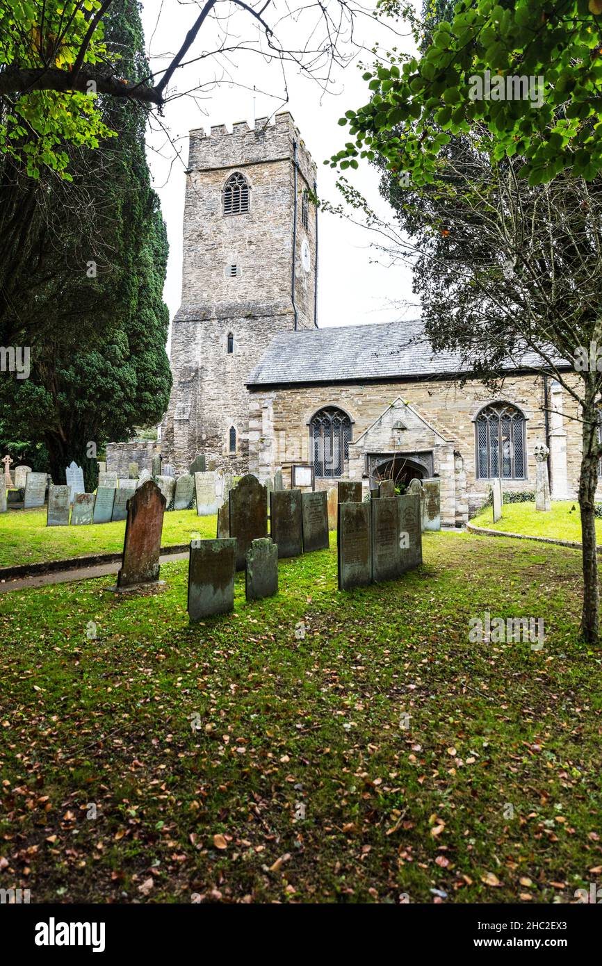 Padstow, Cornwall, St Petroc's Church, Padstow, Cornwall, UK, England, Anglican church, Padstow Church, Padstow St Petroc's Church, St Petroc's Church Stock Photo