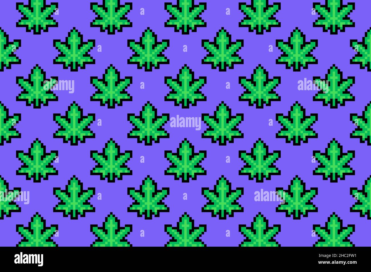 Marijuana leaf or cannabis leaf weed pixel art Stock Vector Image & Art -  Alamy