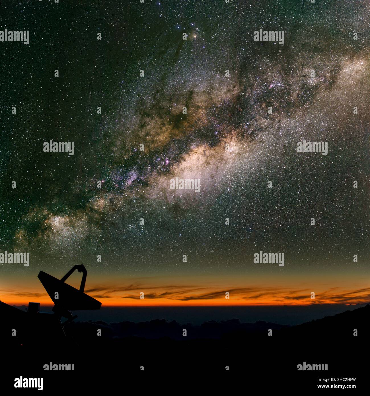 Night Sky Milky Way Hawaii High Resolution Stock Photography and Images ...