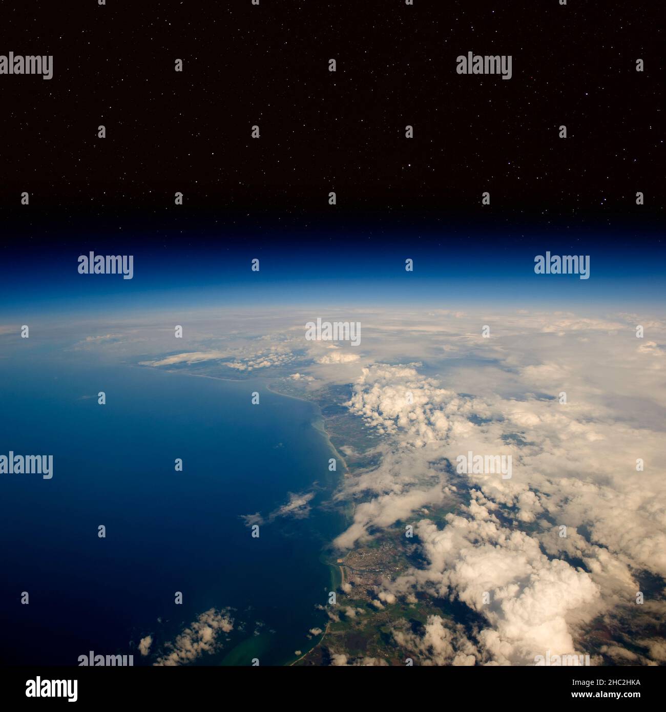 High altitude view ocean hi-res stock photography and images - Alamy
