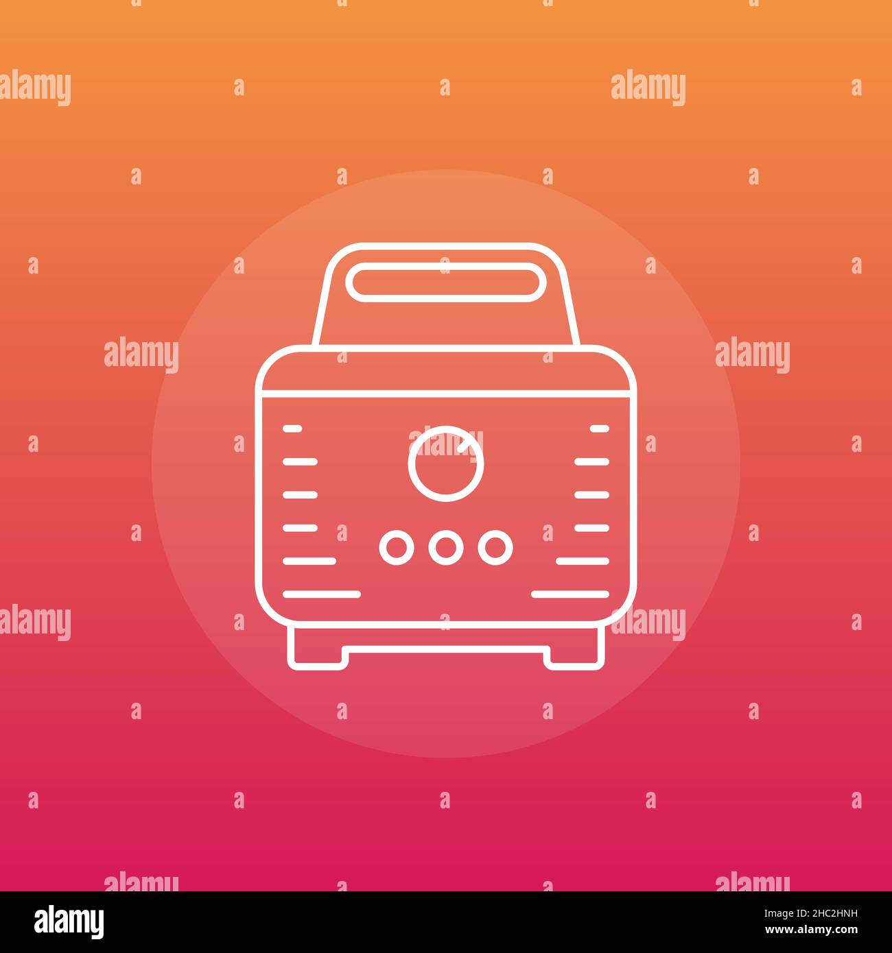 air fryer line icon, vector Stock Vector Image & Art Alamy