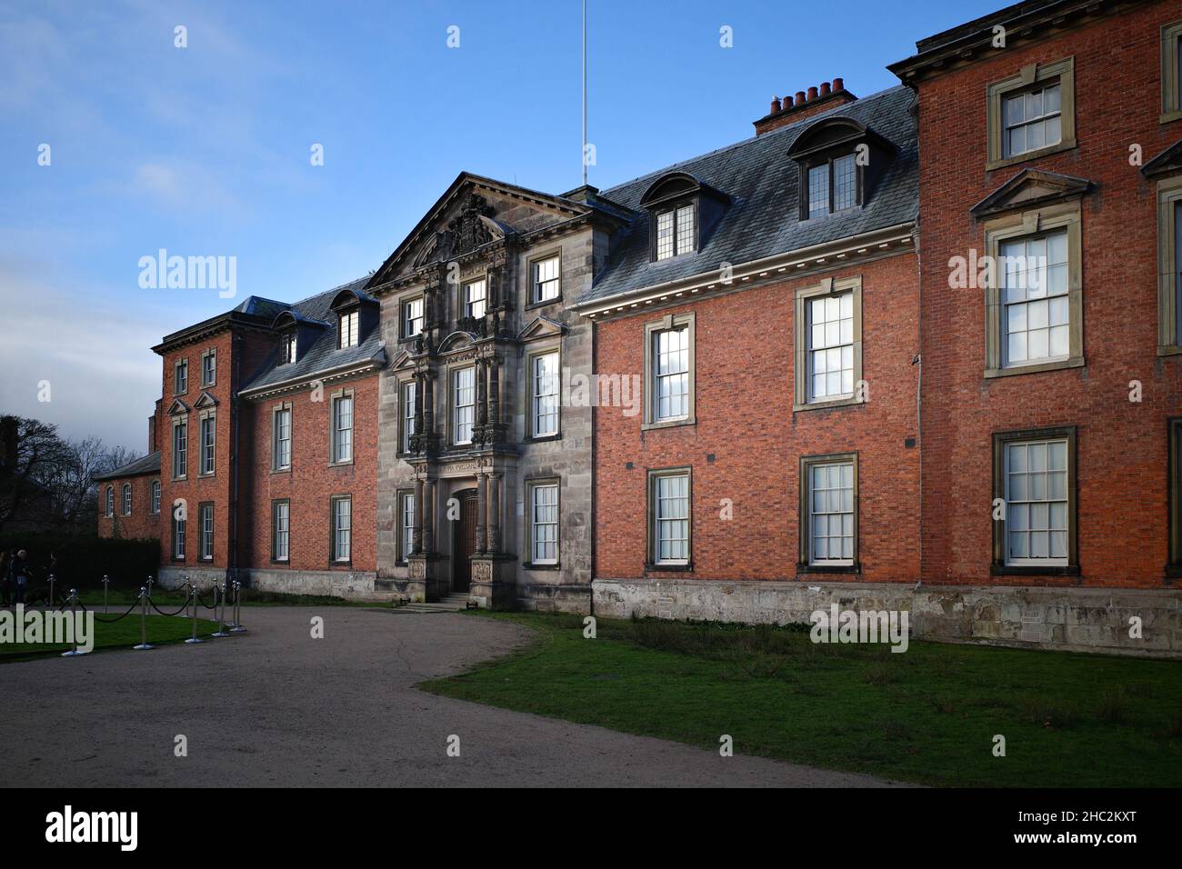 Dunham Massey UK December country mansion house national trust property Stock Photo