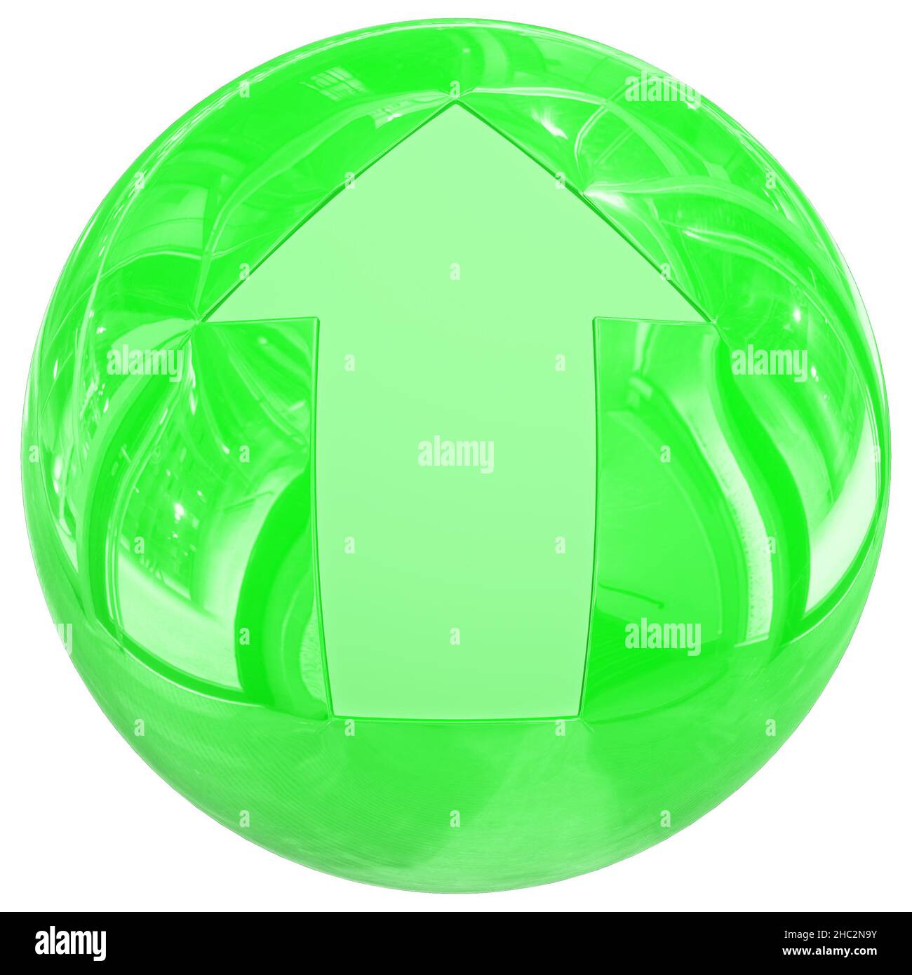 Sphère - Sphère 3D Brillante Verte Simple Avec La Réflexion Lumineuse -  Illustration De Vecteur Illustration Stock - Illustration du illustration,  vert: 126838520