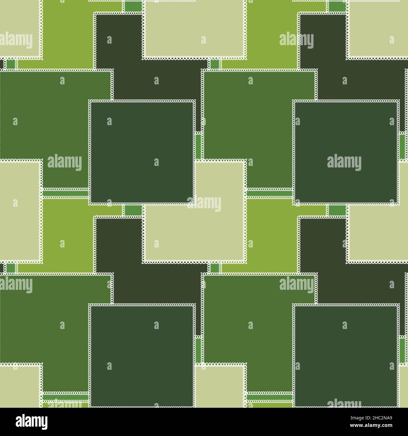 Seamless pattern on a square background - patchwork quilt. Design ...
