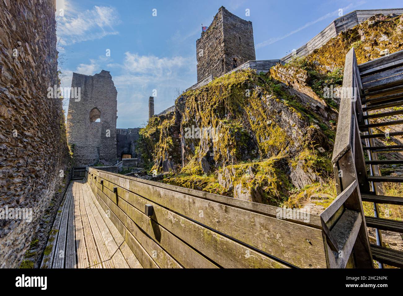Covered roman walkway hi-res stock photography and images - Alamy