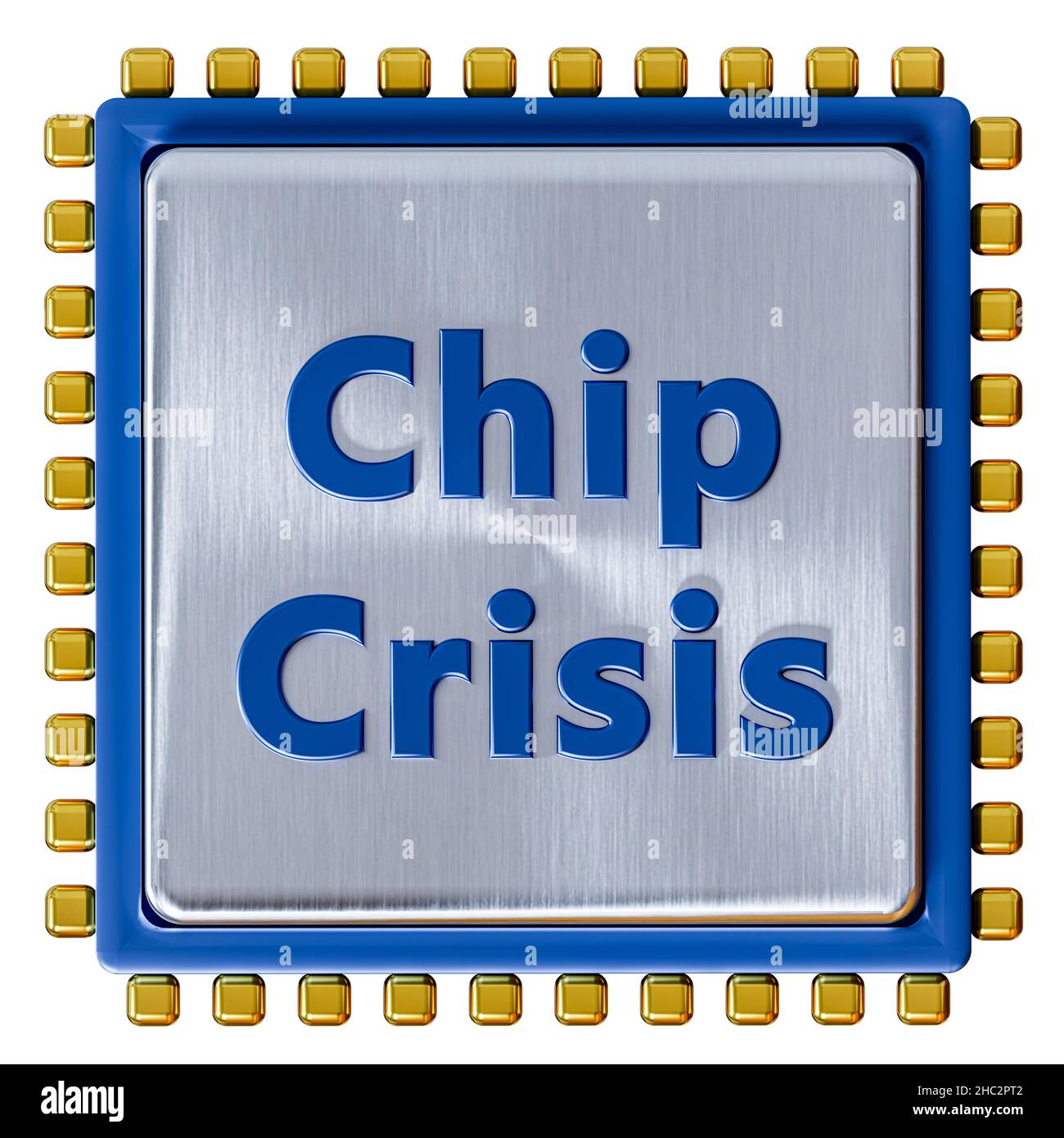 Chip crisis, nano chip, chip shortage. computer and car chips are gone