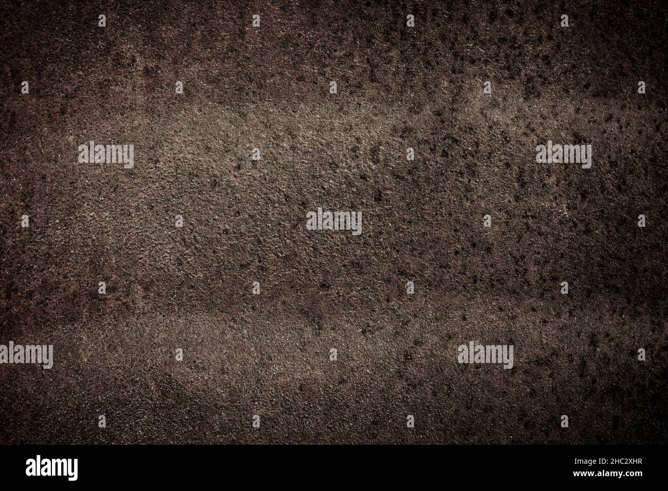 abstract dark brown old rusty metal background Stock Photo
