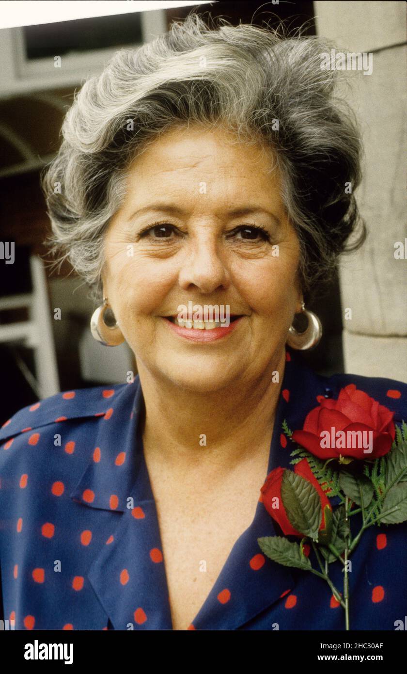 Labour MP Betty Boothroyd 1987 Stock Photo