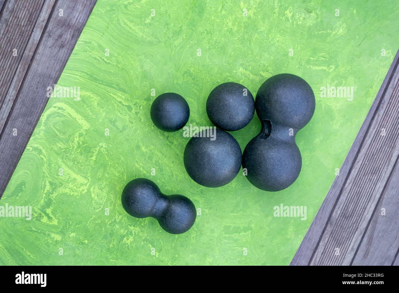 Balls for myofascial release. Equipment for MFR. Selfmassage