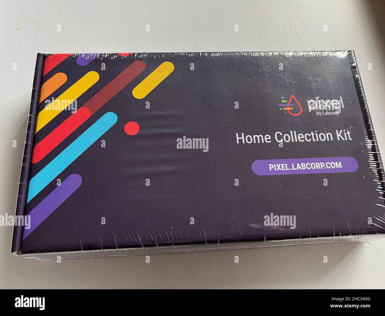 Pixel by Labcorp COVID19 PCR Test Home Collection Kits are on display