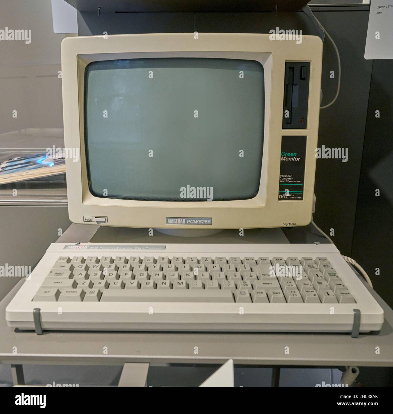 Amstrad PCW 8512 Vintage Computer Stock Photo