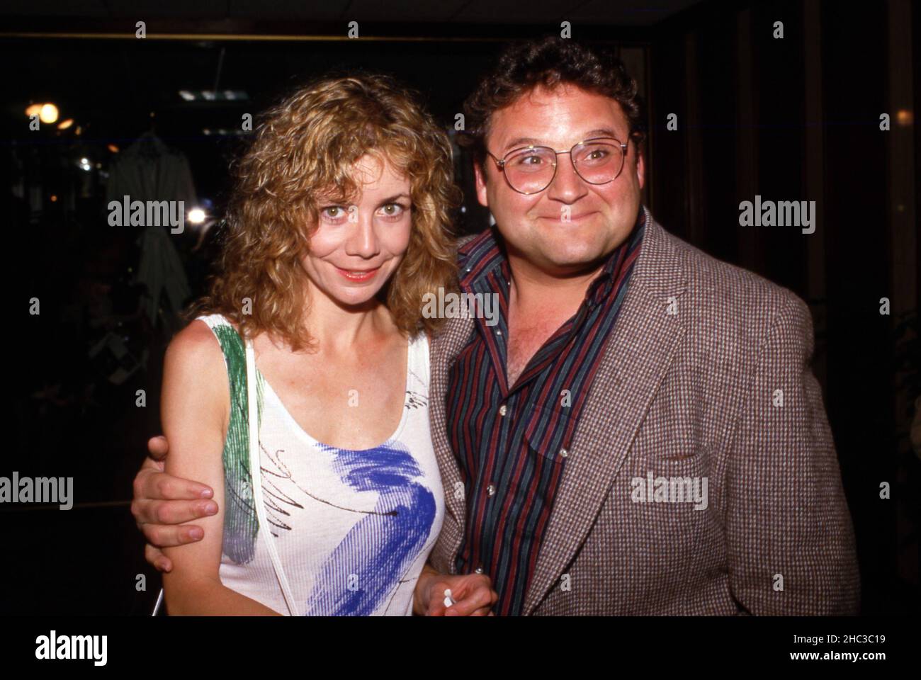 Stephen Furst and wife Lorraine Wright attend NBC Affiliates Party on