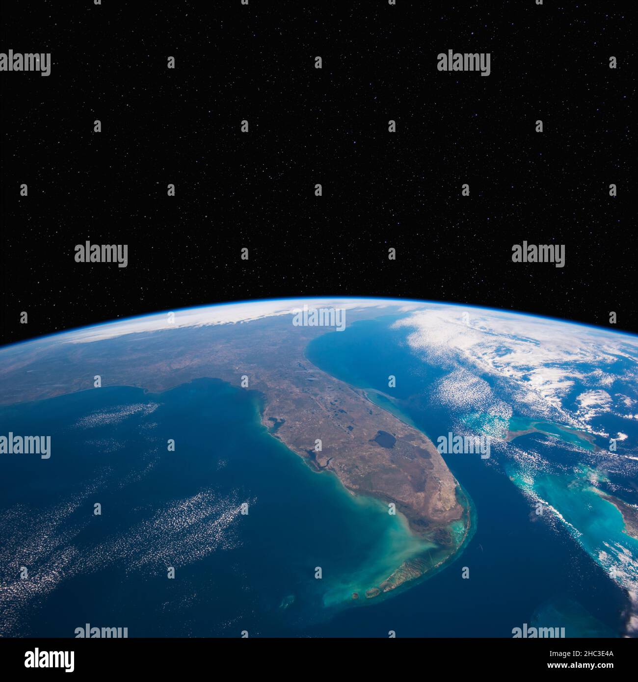 Florida from space hi-res stock photography and images - Alamy