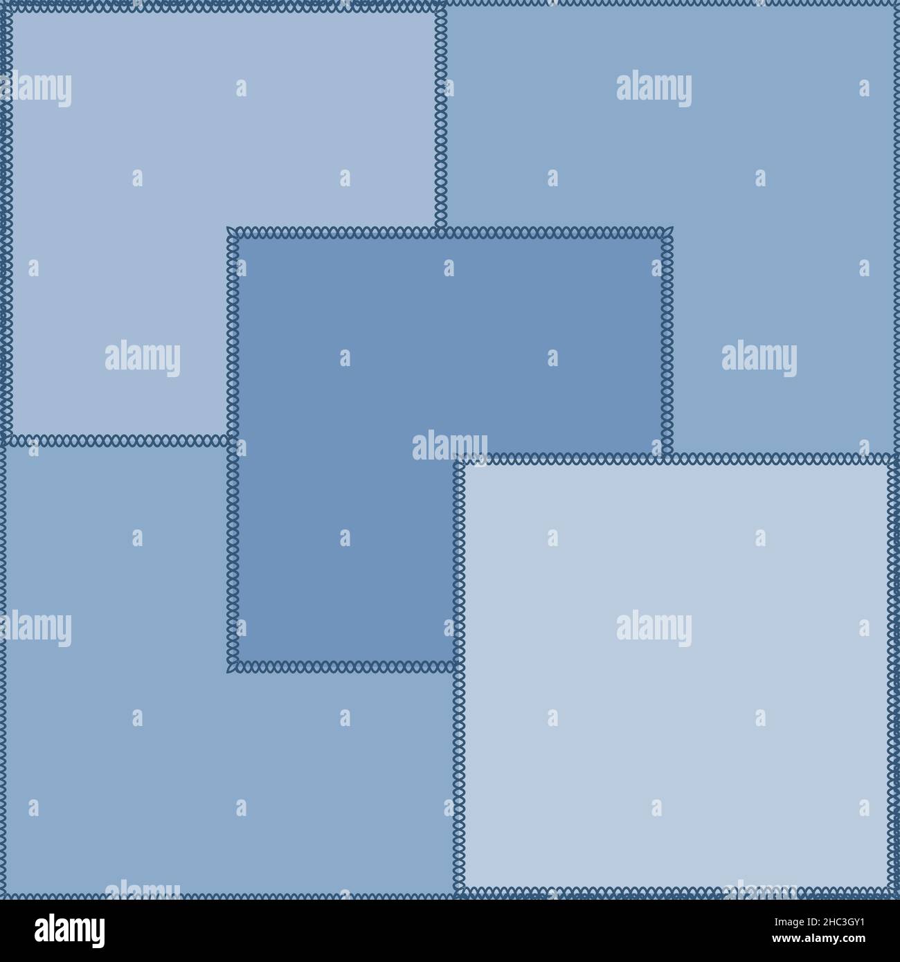 Seamless pattern on a square background - patchwork quilt. Design ...