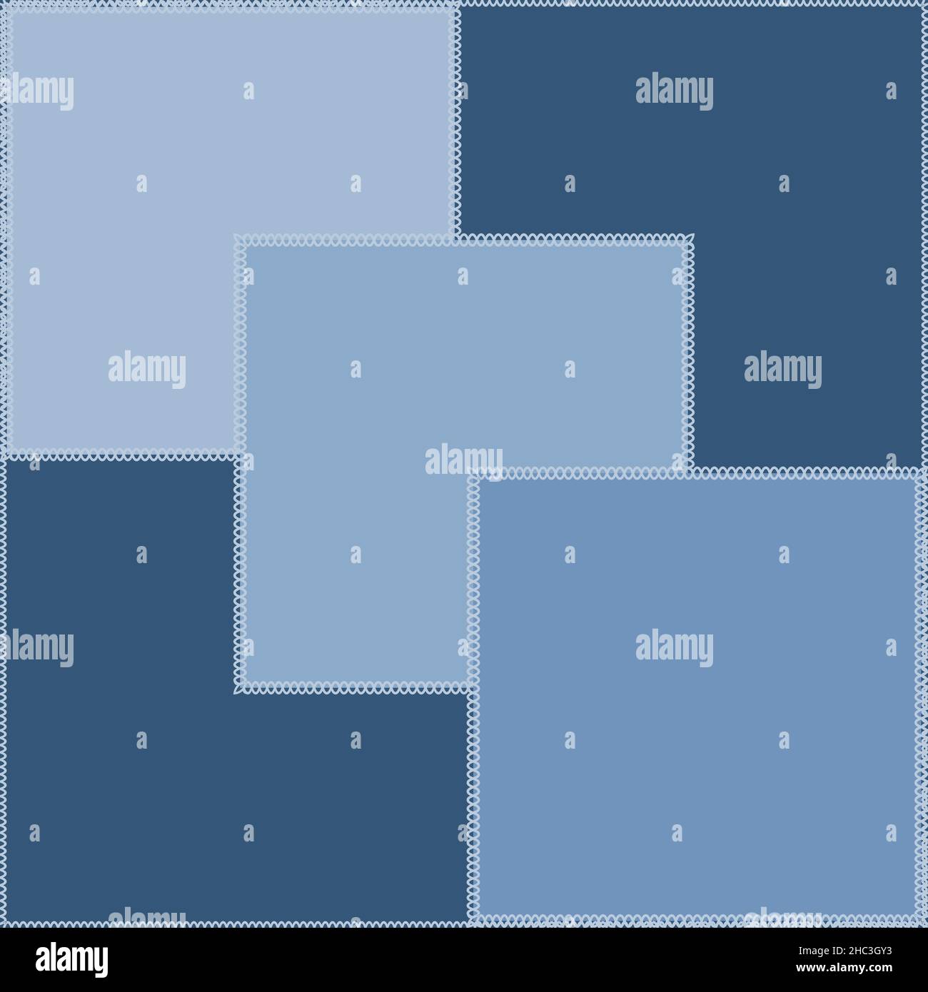 Seamless pattern on a square background - patchwork quilt. Design ...