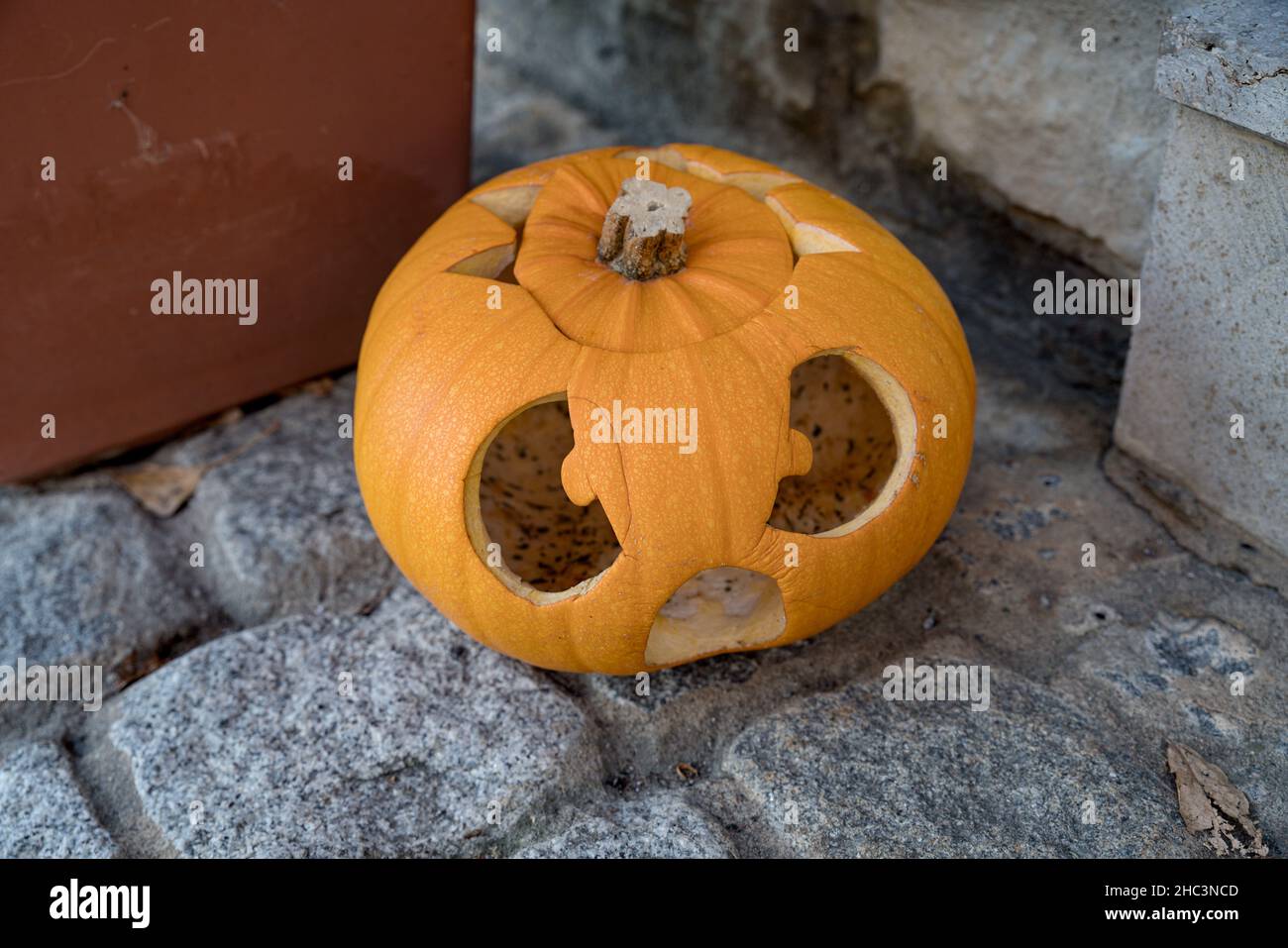 Kürbis zu Halloween Stock Photo