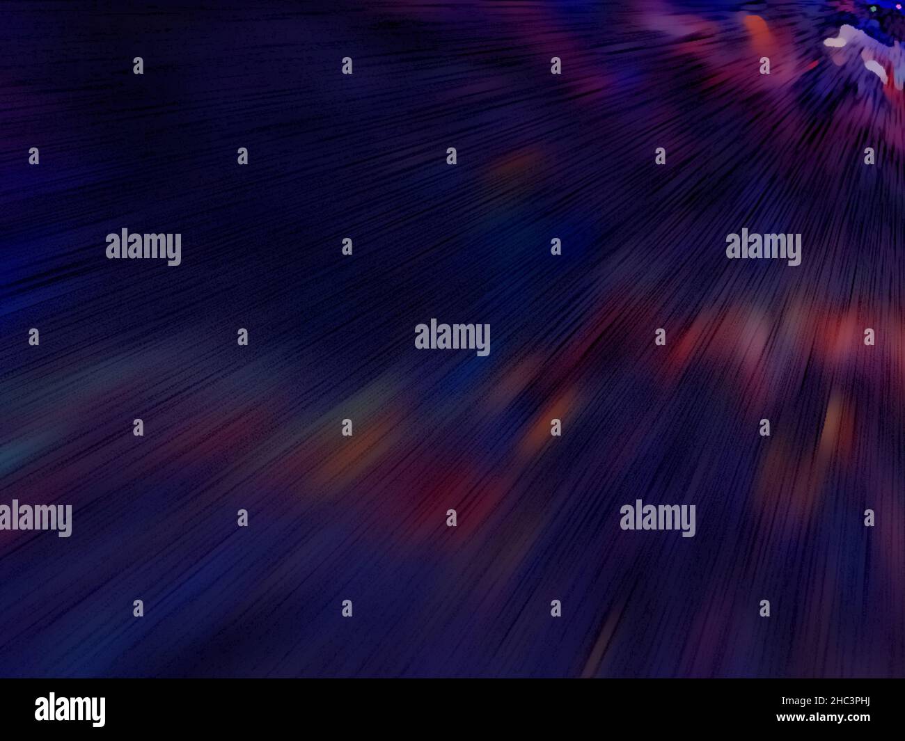 A diagonal gradient motion on a dark blue back Stock Photo