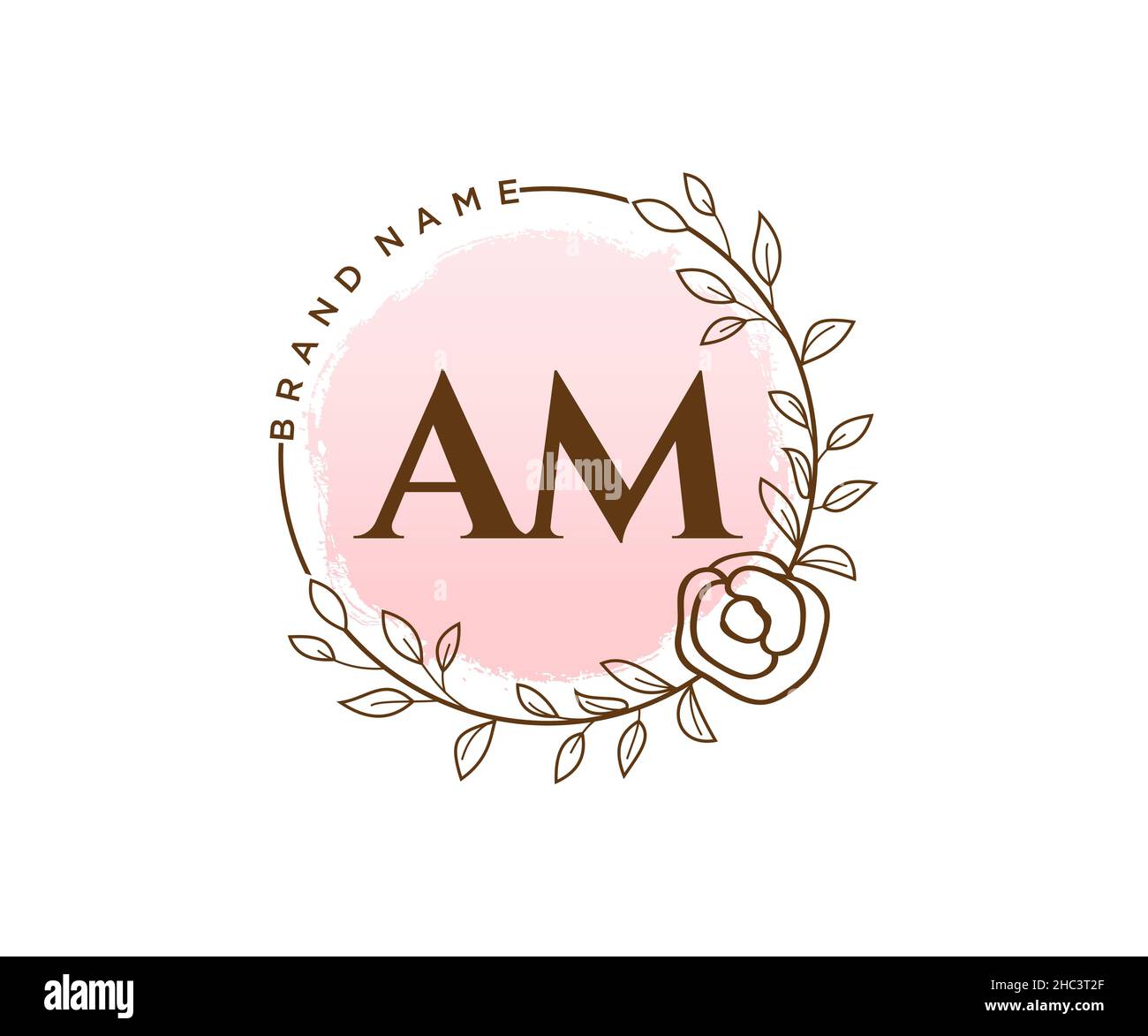 Initials Logo, AM