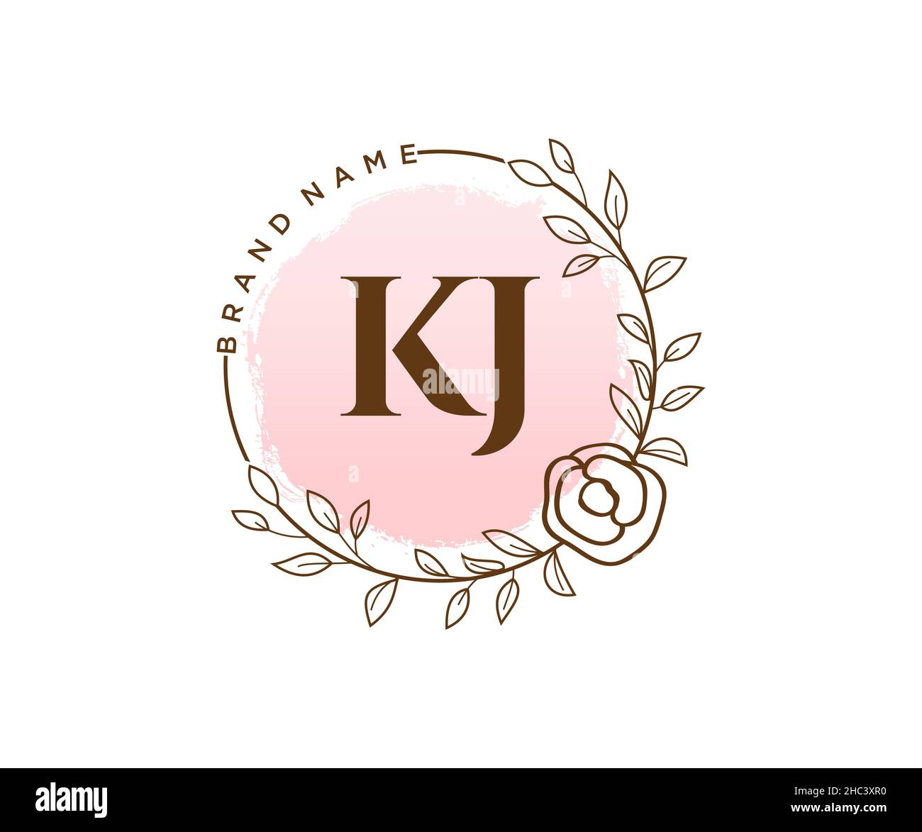 KJ Monogram | Monogram logo design, Unique monogram, Logo design