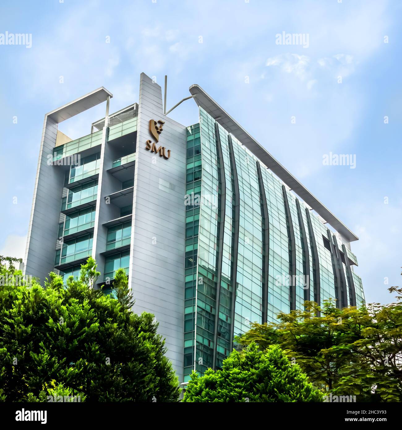 Singapore Management University (SMU) is an autonomous and public university in Singapore. Stock Photo