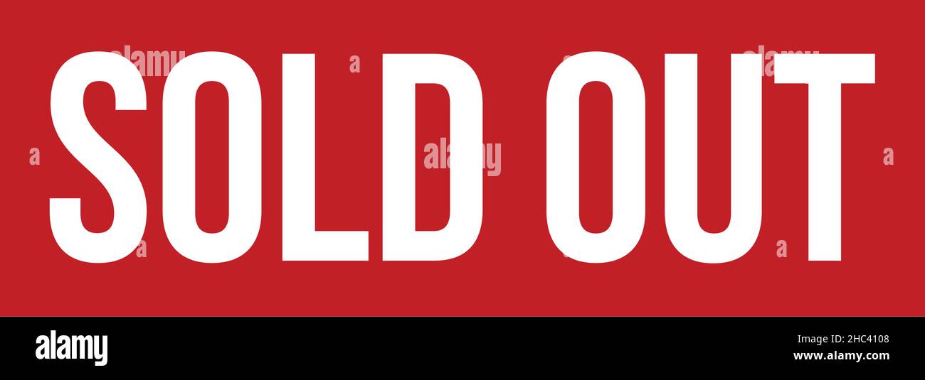 Sold Out Rubber Stamp Isolated On White Background Stock Vector Image