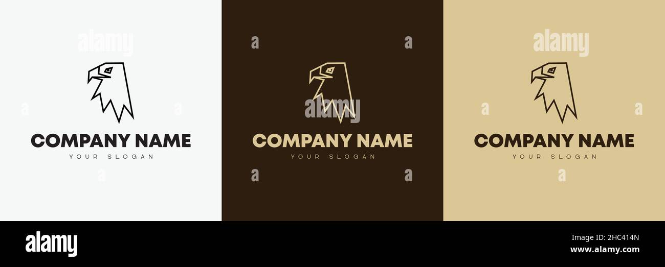 Minimal line versatile animal logo template design Stock Vector
