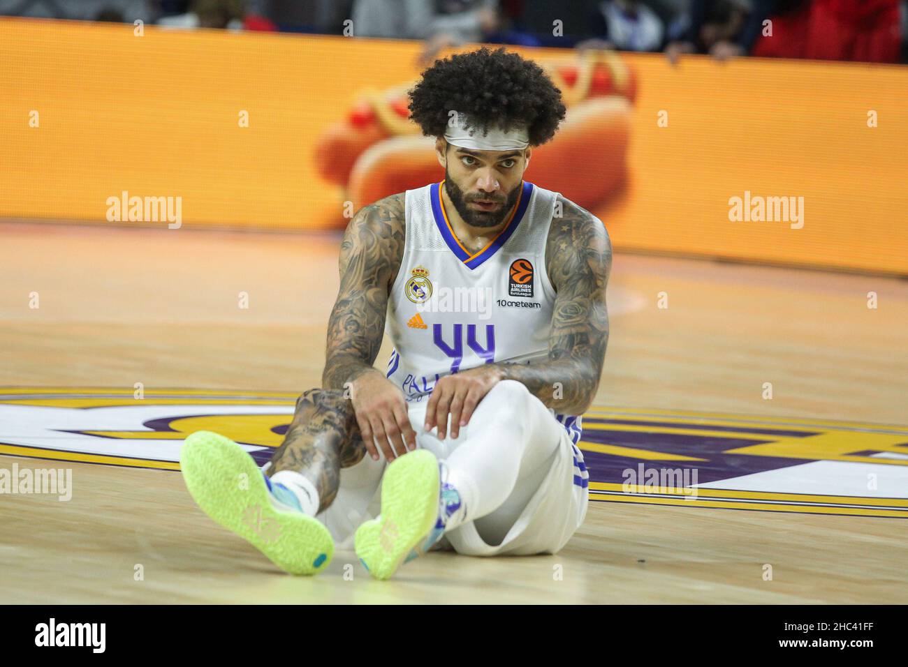 Jeffery Taylor of Real Madrid during the Turkish Airlines Euroleague basketball match between Real Madrid and CSKA Moscow on December 23, 2021 at Wizink Center in Madrid, Spain - Photo:  Irh/DPPI/LiveMedia Stock Photo