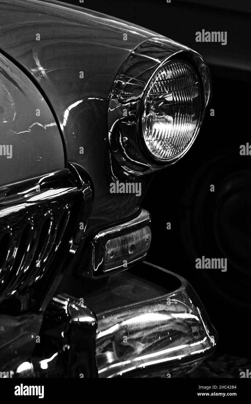 Photo cars Volga, GAZ 21,Emblem, Deer,emblem, symbol, sign Stock Photo