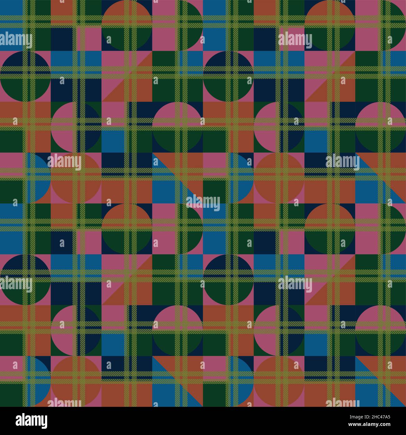 Trendypattern that tiles seamlessly as a pattern. Stock Vector