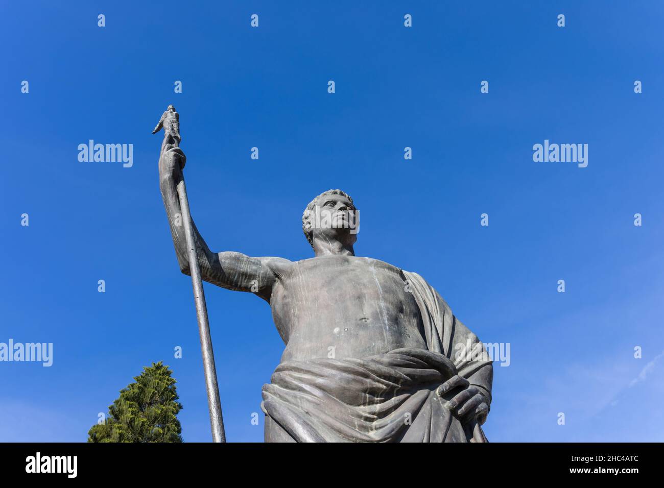 Statue of Attalus II in Antalya, Turkey Stock Photo