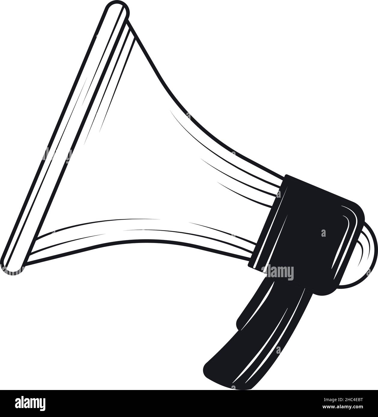 megaphone sketch style Stock Vector Image & Art Alamy