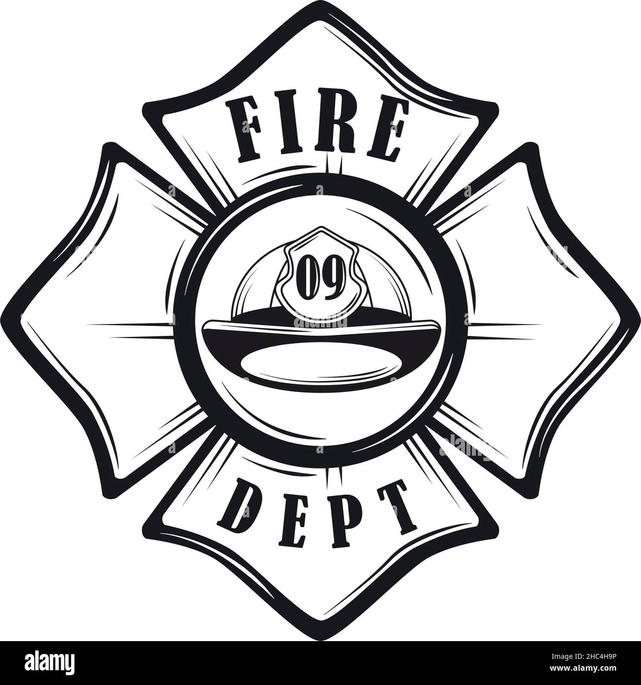 fire department emblem Stock Vector Image & Art Alamy