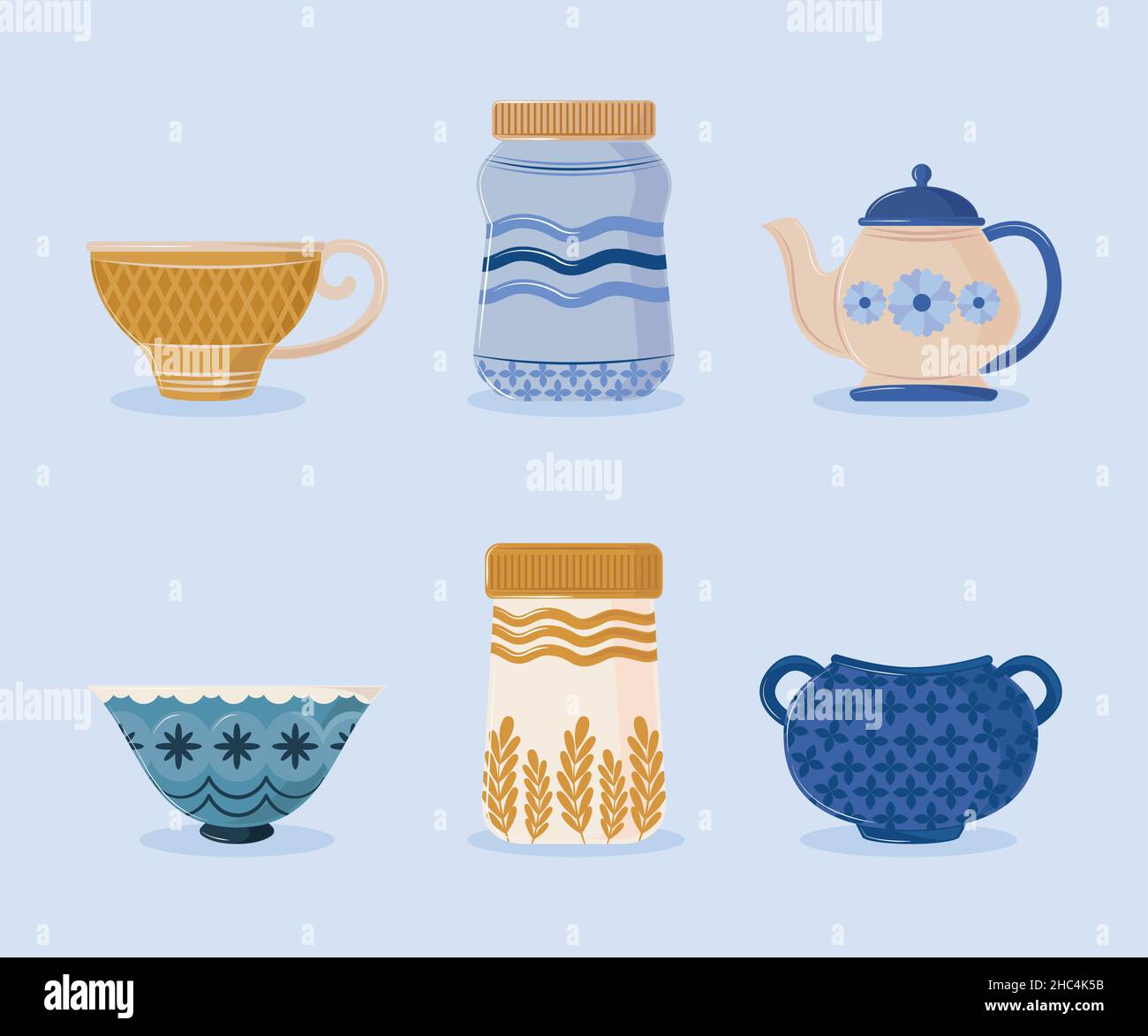 set kitchen utensils Stock Vector Image & Art - Alamy